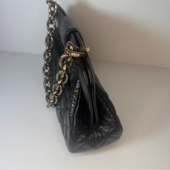 Chanel CC Frame Chain Calfskin Black - Picture 6 of 16